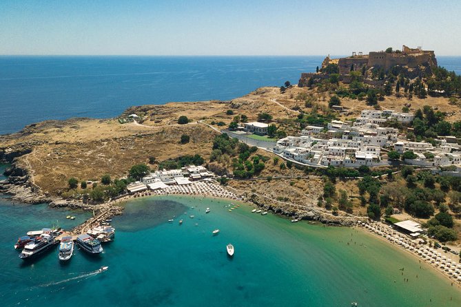 Lindos Day Cruise from Rhodes Town with Swimming stops and Hotel Transfers - Anthony Quinn Bay and the first swim