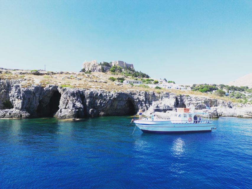 Lindos,Pefkos: All inclusive Swim & Snorkel Boat Cruise - Key points at a glance