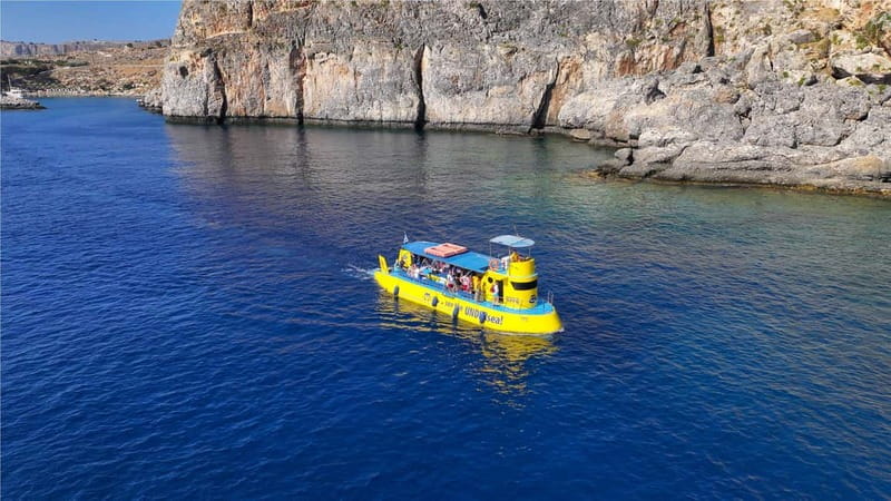 Lindos: Submarine Cruise with Swimming Stop at Navarone Bay - Comfort, crew, and the overall mood