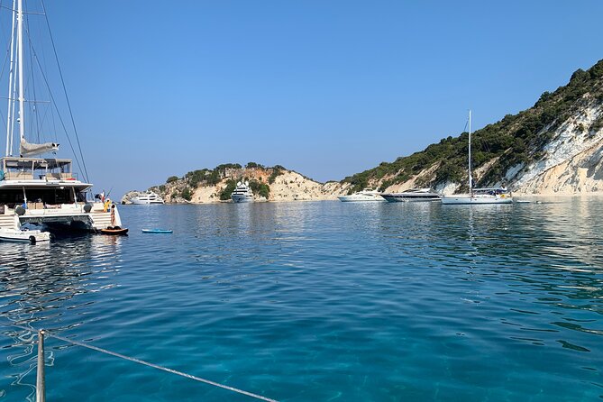 Luxury Day Cruises to Ithaca - swimming, snorkeling food and more ! - The calm waters of Talaros Beach