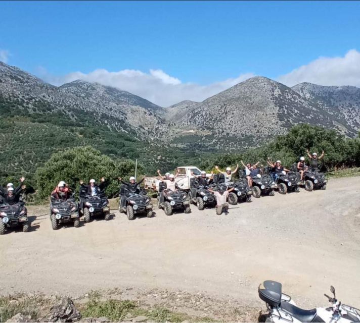 Malia: Off-Road Quad Safari Tour with Lunch and Transfers - Sisi combines swimming, food, and a coastal ride
