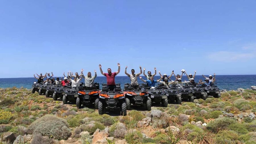 Malia: Off-Road Quad Safari Tour with Lunch and Transfers - Leaving Malia for olive groves and vineyards