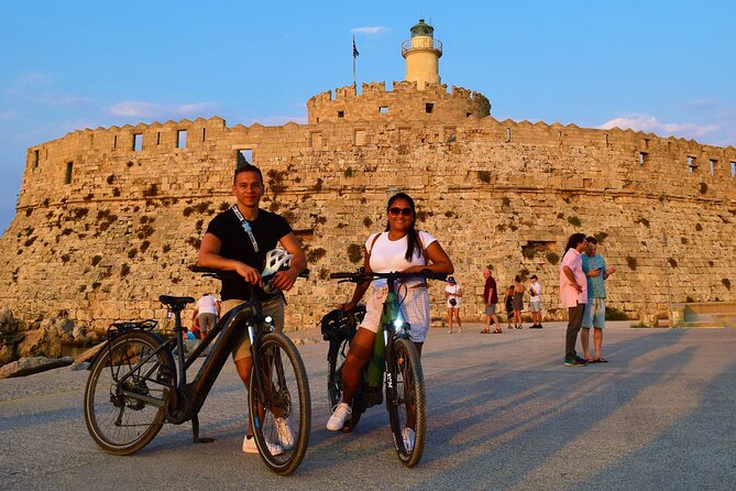 Mediaeval Rhodes E-bike Highlights Photo Tour Morning/Sunset - Through the UNESCO Old Town and its medieval gates