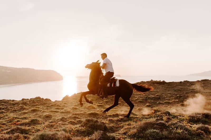 Megalochori: Horseback Riding Tour for Experienced Riders - Returning through the island at a working pace
