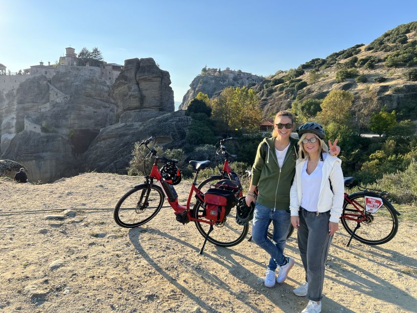 Meteora: E-Bike Epic Sunset Tour With Local Guide & Drink - Seeing all six monasteries from the road