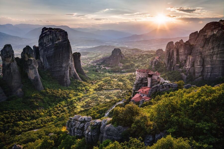 Meteora Evening Tour with Breathtaking Sunset View - Bandovas and the old hermit caves