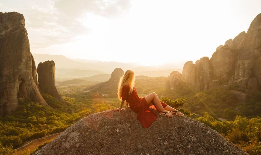 Meteora: Guided Sunset Tour with Monasteries & Caves Visit - Seeing Holy Trinity from the road