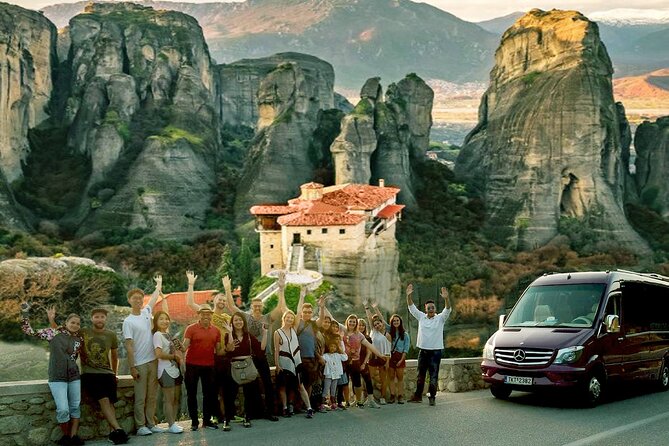 Meteora Monasteries & Caves DayTrip from Athens with Greek Lunch - Kamena Vourla gives you a useful break