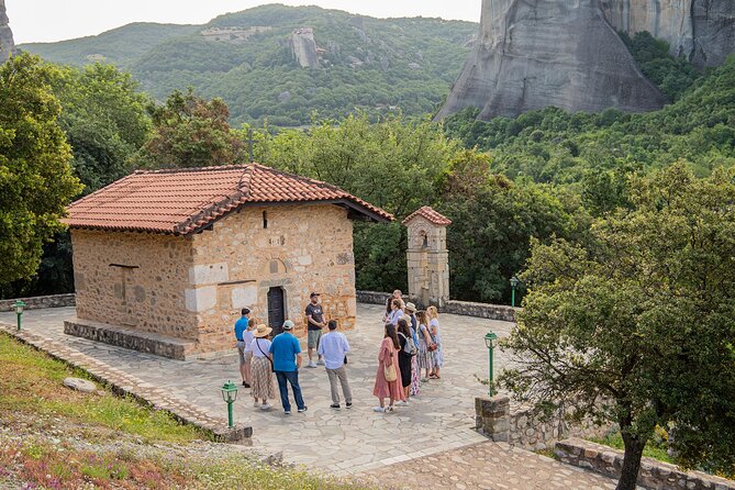 Meteora Monasteries Half-Day Small Group Tour with Transport - Varlaam’s church and its dramatic position