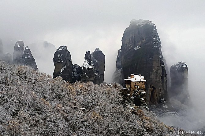 Meteora Monasteries Half-Day Small Group Tour with Transport - Great Meteoron, the largest and oldest monastery