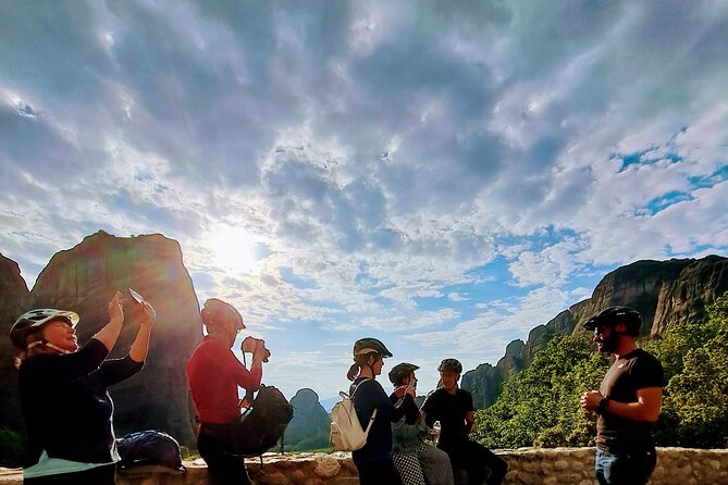 Meteora Sunset E-Bike Tour - Varlaam and the Great Meteoron viewpoint