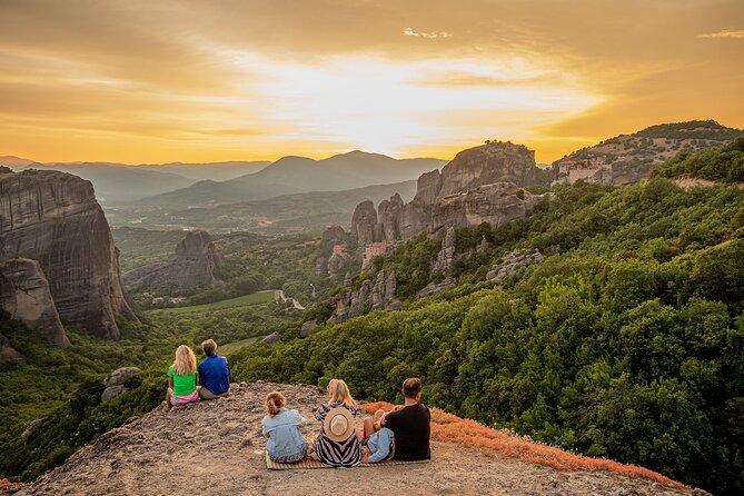 Meteora Sunset with Monastery & Hermit Caves Tour in Small Group - Meteora’s rock pillars and the setting of the tour