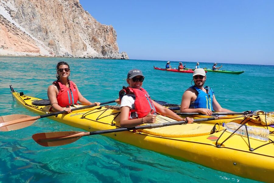 Milos: Guided Kayaking Trip with Snorkelling & Lunch - Who should book this Milos kayak trip?