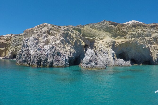 Milos: Half-Day Speedboat Cruise to Kleftiko with snorkeling tour - The remote snorkeling stop