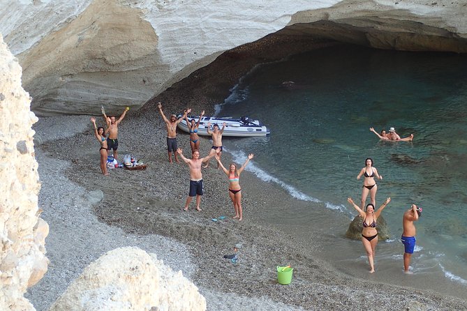 Milos Small-Group Full-Day Cruise with Snorkelling and Lunch - Food, drinks, gear, and the GoPro promise