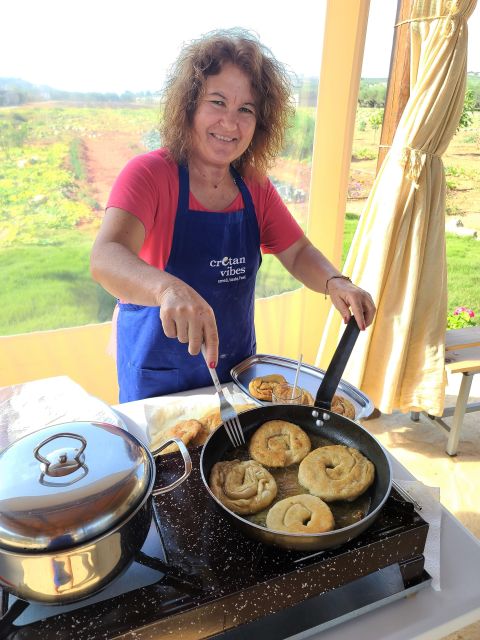 Moires: Cooking Class and Olive Oil Tasting at a Family Farm - From garden ingredients to a three-course meal