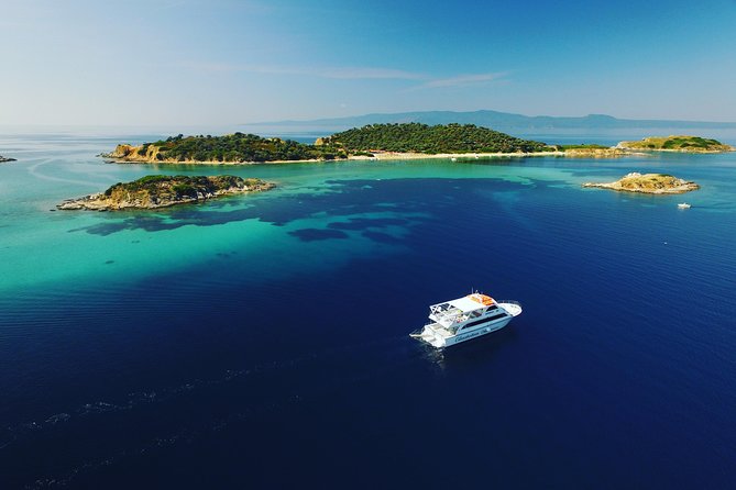 Mount Athos & visit Ammouliani's island (mixed cruise) - The glass-bottom boat and the chance of dolphins