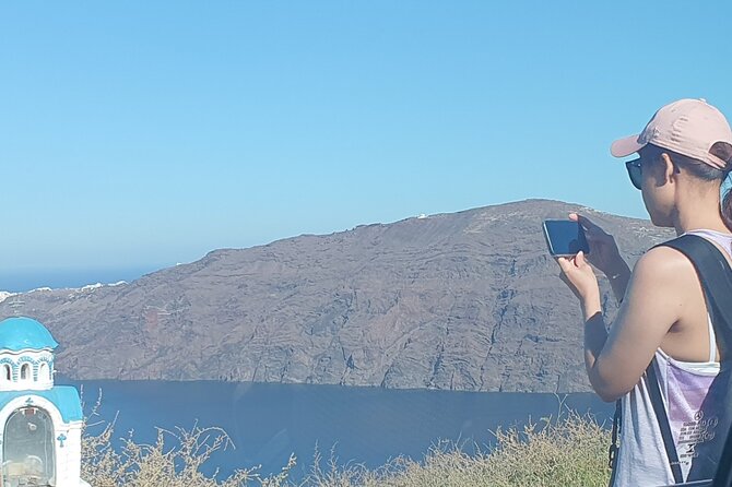My Ultimate Half-Day Private Santorini Road Trip - Profitis Ilias, Santorini from the top