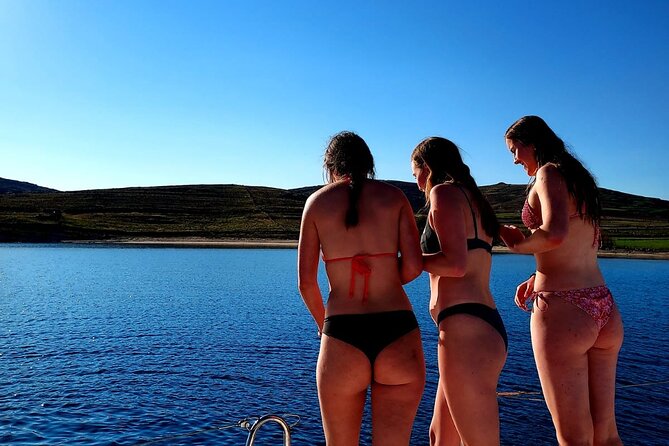 Mykonos 6hrs sailing cruise: Delos Rhenia with lunch & transfer - Delos: one hour among ancient ruins