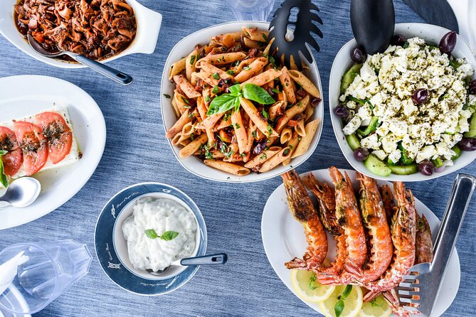 Mykonos Catamaran Premium Day-Sunset Tours 8-flavor Meal & Drinks - When wind changes the itinerary