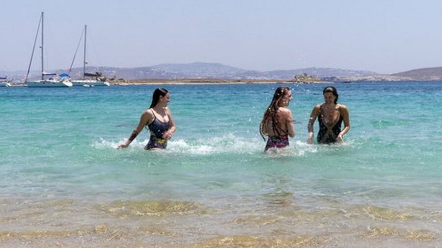 Mykonos: Delos and Rhenia Full-Day Sailing Cruise with Meal - Rhenia for swimming, snorkeling, and lunch