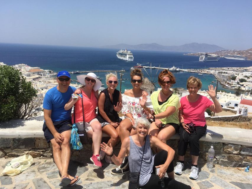 Mykonos: Guided Highlights Tour - Paraportiani Church and the waterfront finish