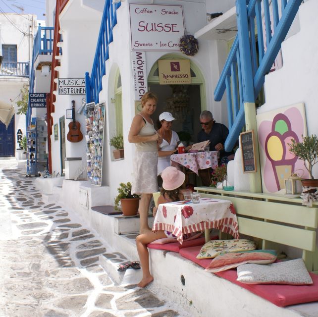 Mykonos: Half-Day City Walking Tour and Island Bus Tour - Riding inland past Cycladic homes and chapels
