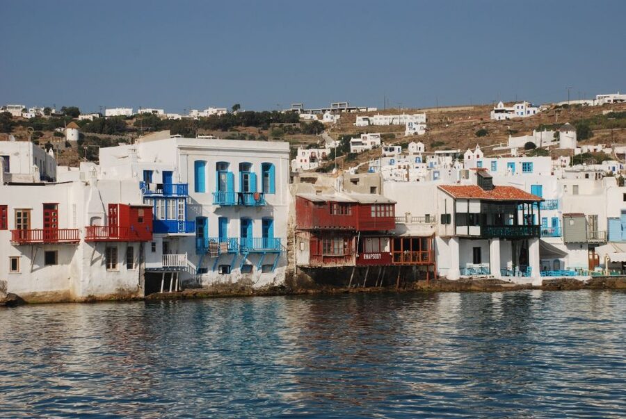 Mykonos: Half-Day City Walking Tour and Island Bus Tour - Ano Mera, Mykonos away from the postcard view