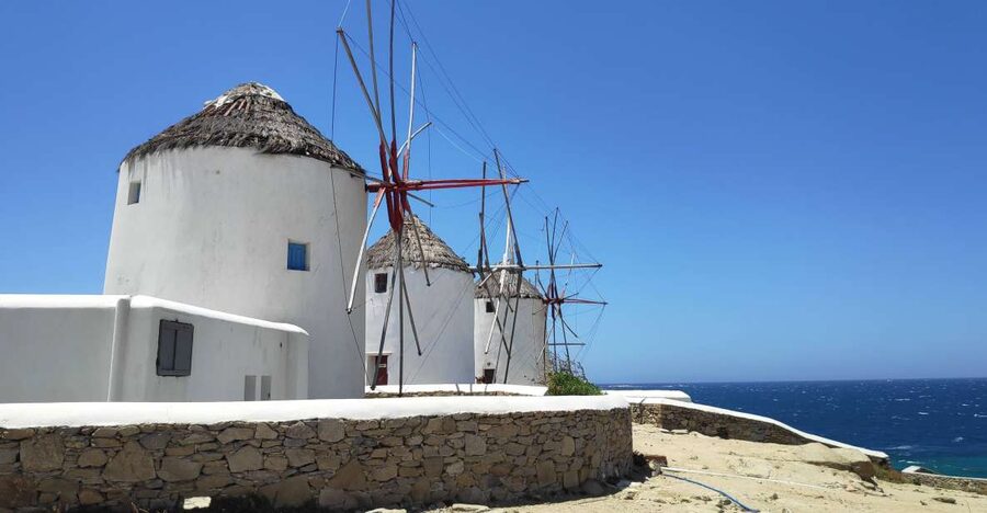 Mykonos: Highlights Walking Tour with a Local - Manto Mavrogenous Square and the old port entrance
