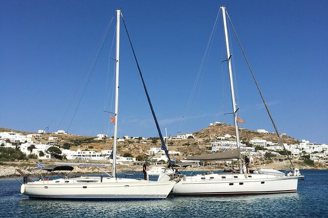 Mykonos Sail Cruise to Rhenia, Guided Tour of Delos, Lunch&Drinks - Key points at a glance