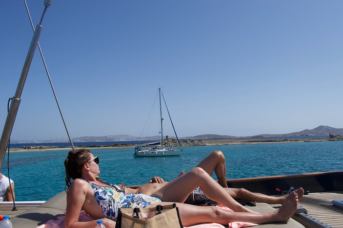 Mykonos Sail Cruise to Rhenia, Guided Tour of Delos, Lunch&Drinks - The return sail and Greek farewell toast