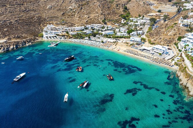 Mykonos Small Group Tour for Cruise Passengers — Port Pickup - Kalafatis and Elia beaches