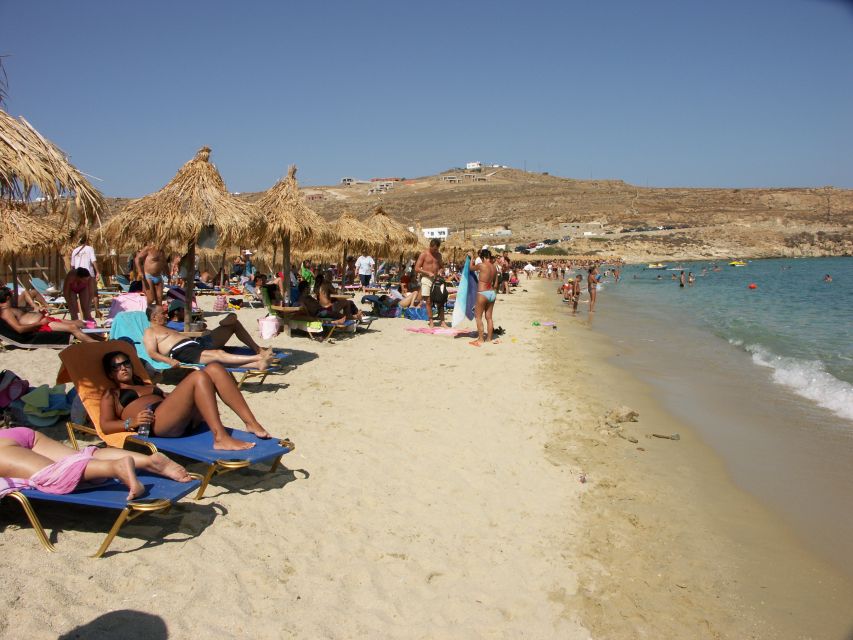 Mykonos: South Coast Cruise - Setting out from Ornos Beach