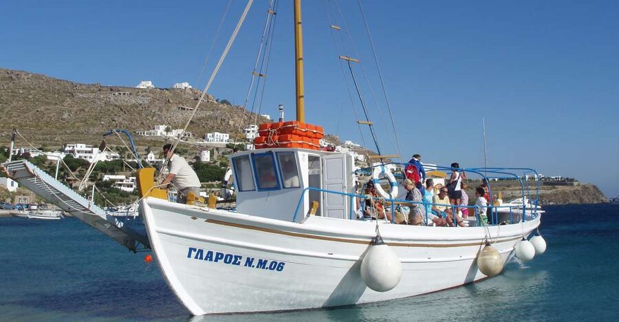 Mykonos: South Coast Cruise - Frangias: the best stop for swimming and snorkeling