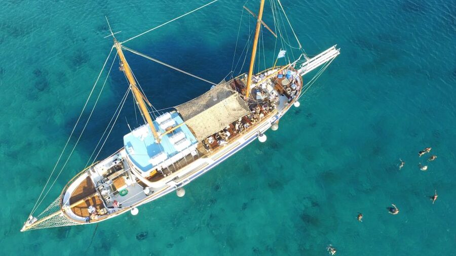 Mykonos: Sunset Party Boat Cruise with 1 Drink - What $44 buys you in Mykonos