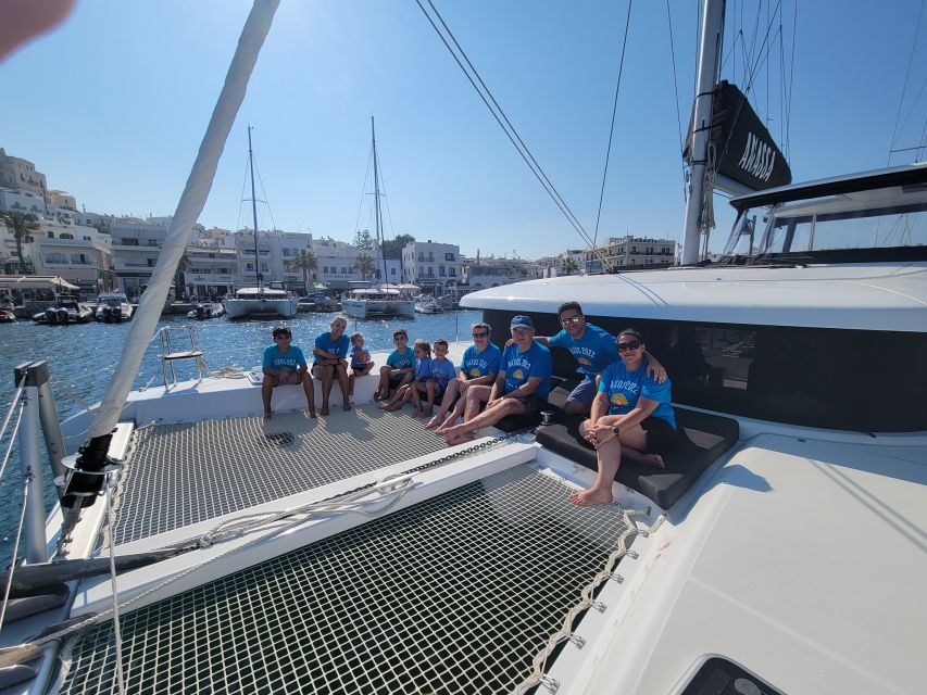 Naxos: Catamaran Cruise with Swim Stops, Food, and Drinks - Key points to know before you book