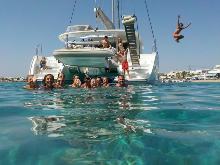 Naxos: Catamaran Cruise with Swim Stops, Food, and Drinks - Boat Comfort, WiFi, and Time to Relax