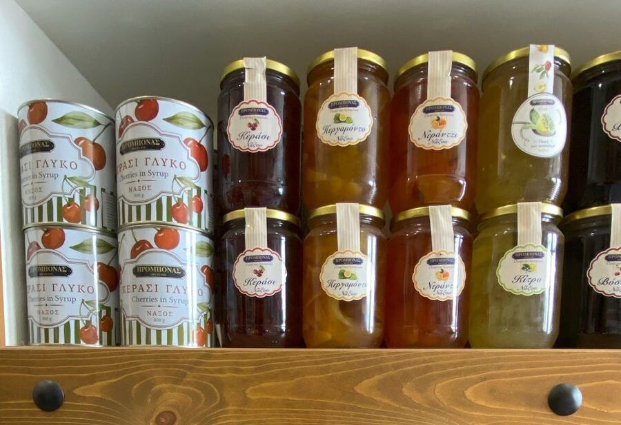 Naxos: Food Walking Tour & Cooking Class with Meal & Drinks - Sitting Down to Eat What You Made
