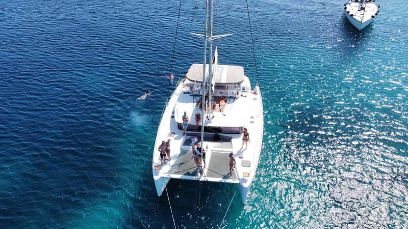 Naxos: Naxos Catamaran Sailing Cruise with Lunch and Drinks - Coffee, snacks, and a homemade Greek lunch