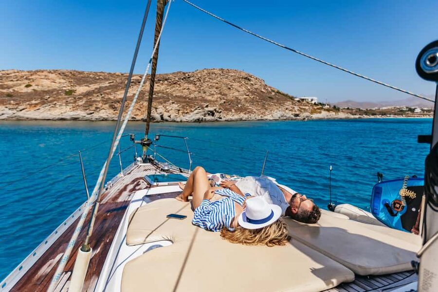 Naxos/ Paros: Sailing Cruise with Food and Drinks - Setting out from Naxos Port