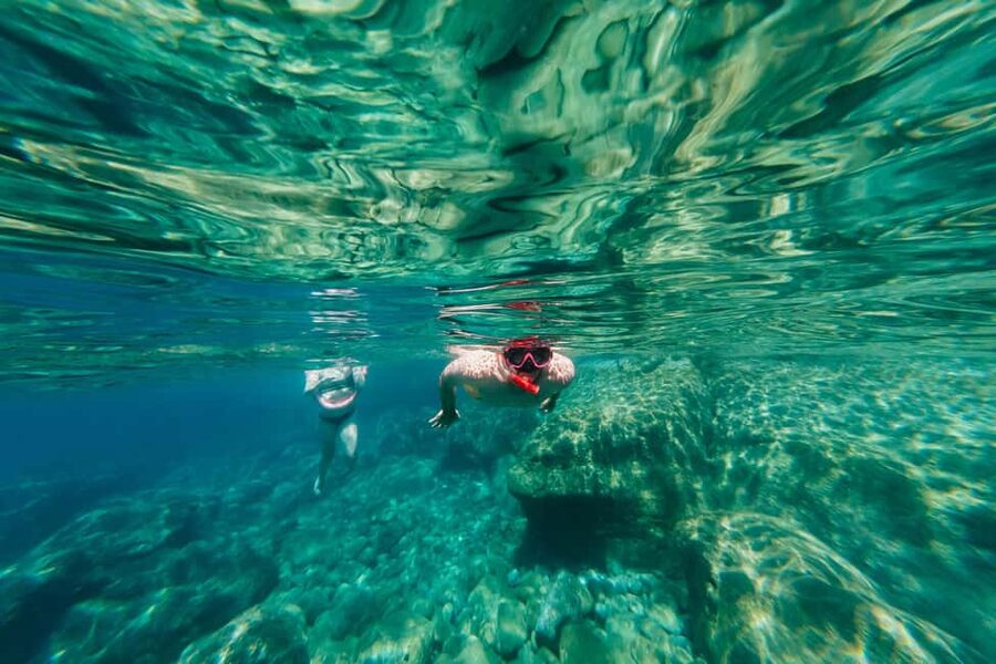 Naxos/ Paros: Sailing Cruise with Food and Drinks - First swim stop: clear water and a gentle start