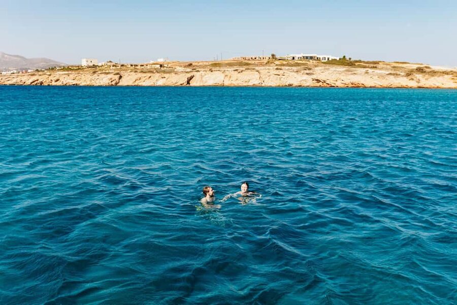 Naxos/ Paros: Sailing Cruise with Food and Drinks - The Paros stops and the western Naxos coast
