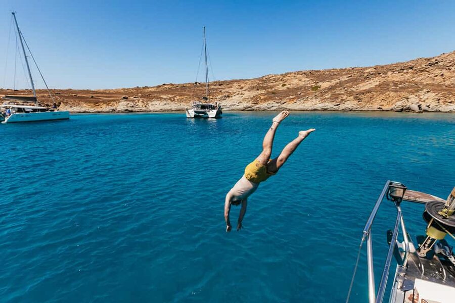Naxos/ Paros: Sailing Cruise with Food and Drinks - The ride back to Naxos Port