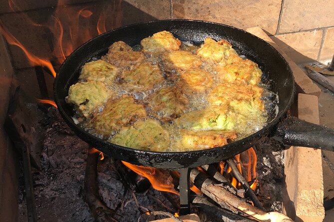 Naxos Perivoli Farm Experience & Wood-fire Cooking Class - The table is part of the lesson