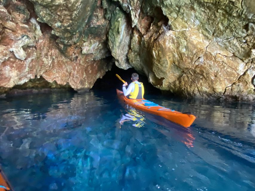 Naxos: Rhina Cave and Coastline Sea Kayaking Tour - Starting at Kalandos Beach, Naxos’ quiet southern edge