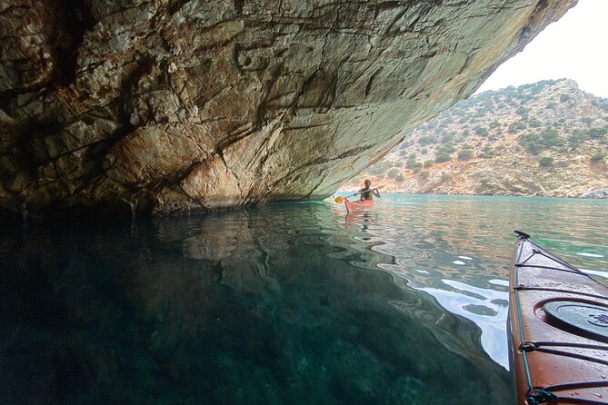 Naxos: Rhina Cave Sea Kayaking Tour - What happens when the wind rises