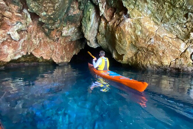 Naxos: Rhina Cave Sea Kayaking Tour - Pickup, driving, and timing from Naxos Town