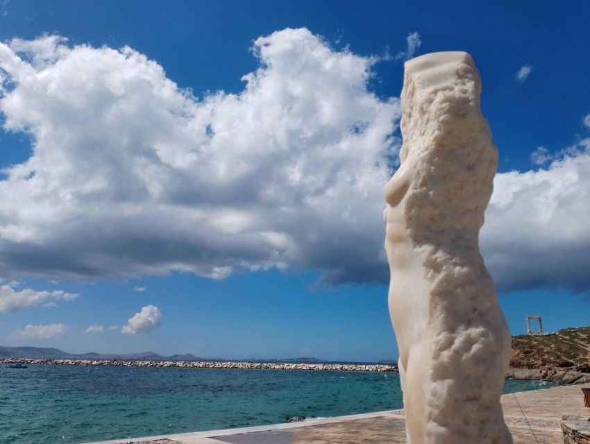 Naxos: Wine and Mythology Sunset Tour - Meeting by the marble Sphinx