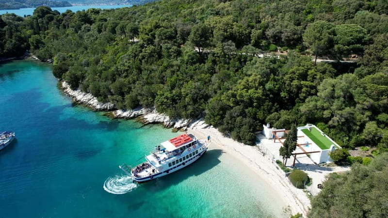 Nydri: Island Hopping Boat Cruise with Beach BBQ Lunch - Walking the Old Lanes of Spartochori