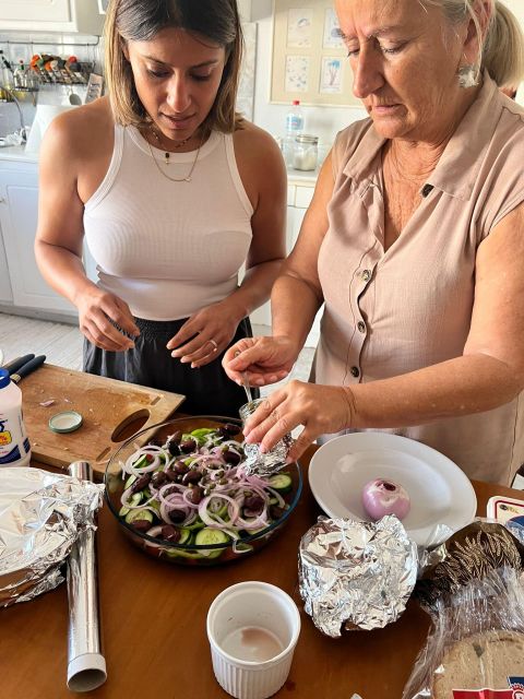 Oia: Greek Cooking Class and Lunch with a Local Grandmother - Meeting Areti at her home kitchen